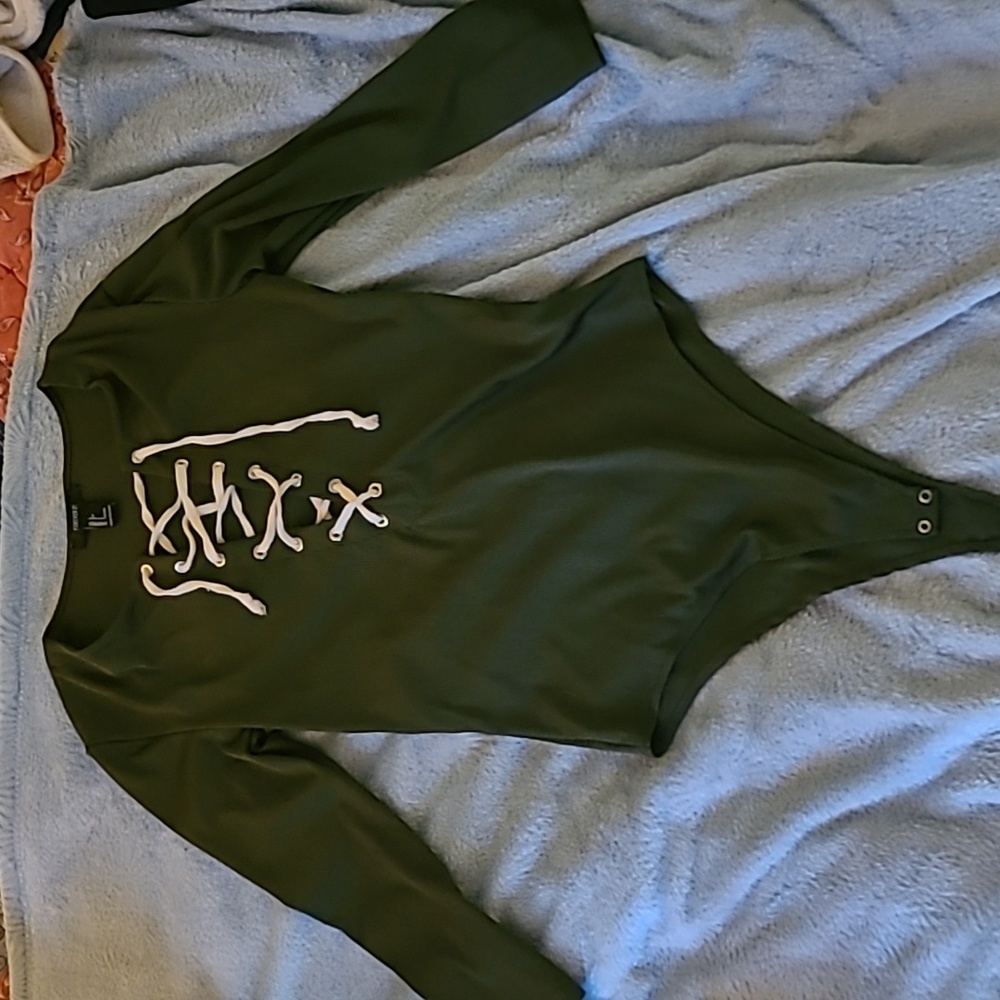 VNeck Green Body suit!